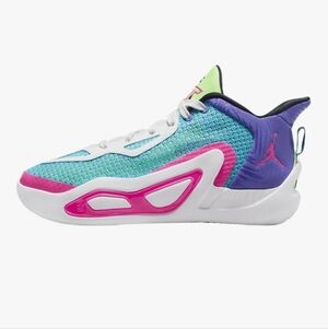 Tatum 1 Big Kids' Basketball Shoes, Lagoon Pulse/Psychic Purple/White
